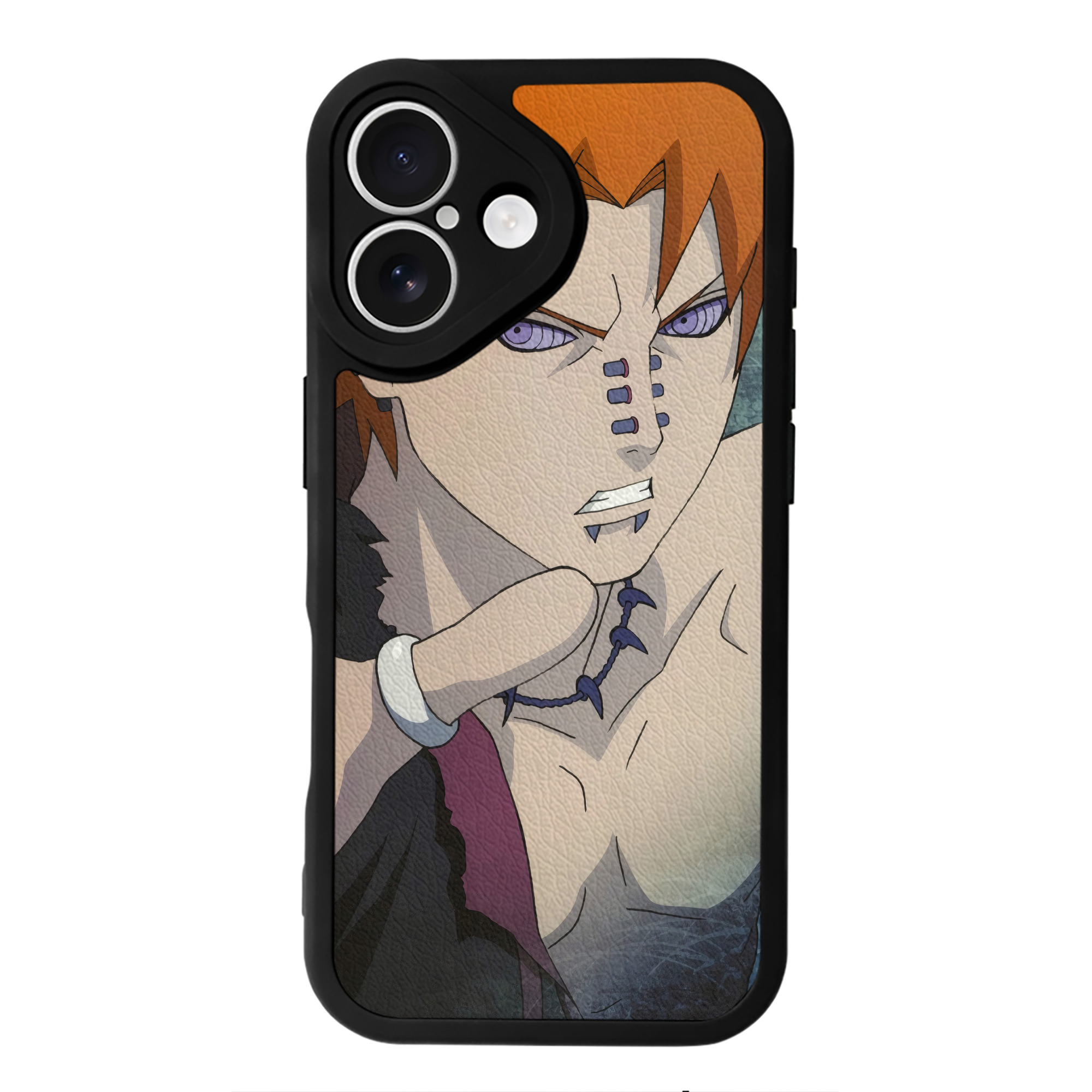 （画像用） NARUTO -ナルト- NARUTO -ナルト- 疾風伝 【iPhone 16シリーズ対応】シリコンスマホケース（レザー調） 材質：シリコン
